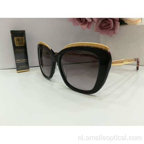 Anti-ultraviolet zonnebril met volledig frame voor dames